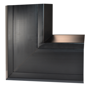 FDT1 Flat Angle (Fabricated) - Black - c/w 2 x FSKT/SC/BLK
