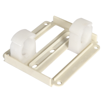 APAC1 Back Plate and 2 x 22mm Pipe Clips