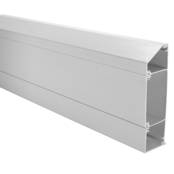 Merlin FSKT1 Perimeter Skirting Trunking (Base & 3 Covers) - White

