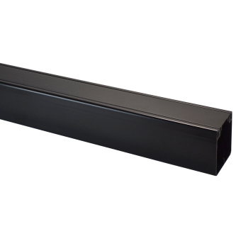 50mm x 50mm Cable Trunking - Black