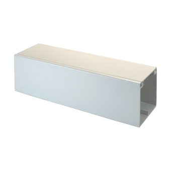 75mm x 75mm Cable Trunking - White 