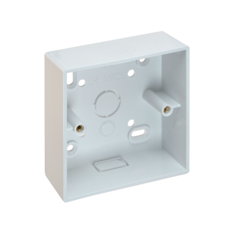 1 Gang Surface Mounted Accessory Outlet Box (32mm/44mm Deep)